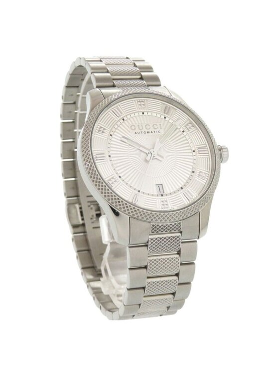 Gucci Eryx Date 126.3 Silver SS Automatic Watch main image 6